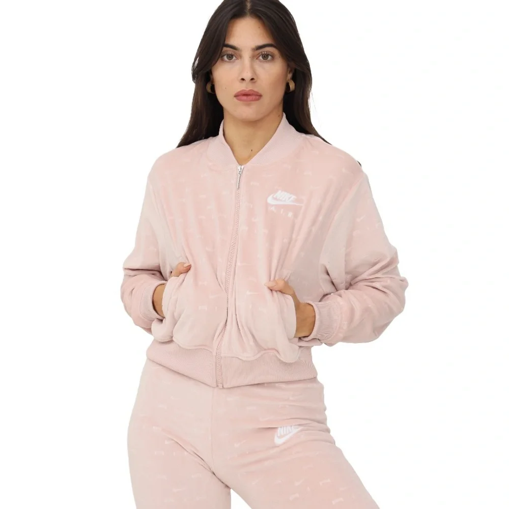 Womens Nike Air Velour full zip sweater - Picture 3 of 6